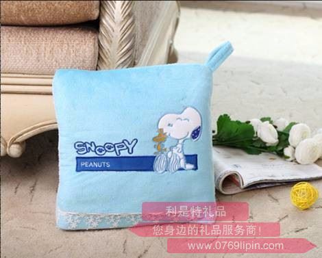 史努比折疊毯