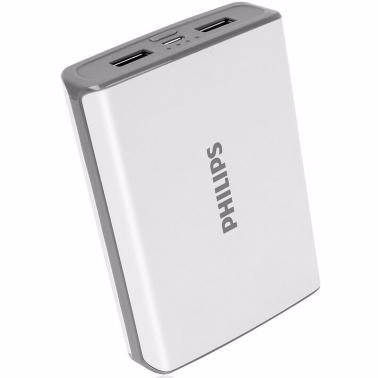 飛利浦 10400毫安 移動(dòng)電源/充電寶 雙USB輸出 DLP2101 白色