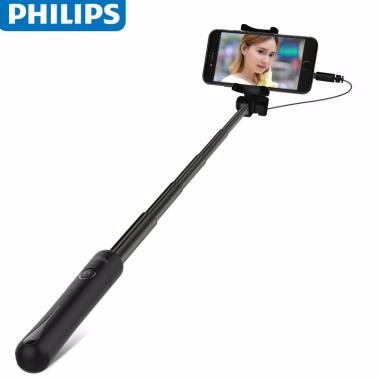 飛利浦（Philips）DLK36003L 自拍桿蘋(píng)果手機(jī)自拍桿線控一鍵自拍神器鋁合金自拍桿通用