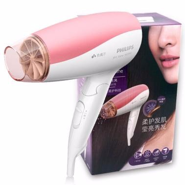 飛利浦電吹風機BHC111/05家用冷熱風負離子大功率吹風筒折疊不傷發(fā)