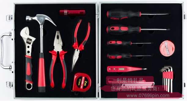 19pc高檔鋁合金箱工具 F-1014A