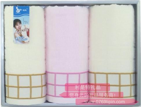 舒適 毛巾套裝3條