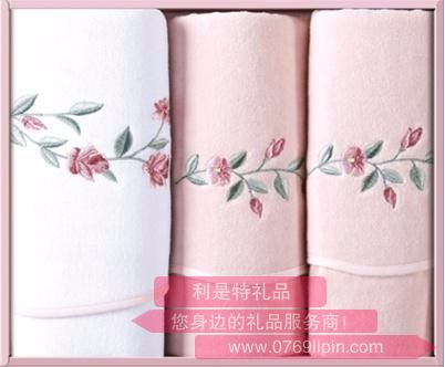 花之語 浴巾1條+毛巾2條組合套裝