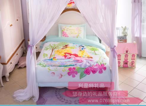 迪士尼全棉60支貢緞數(shù)碼印花 床上用品三件套 MM-2003（9個(gè)花型）