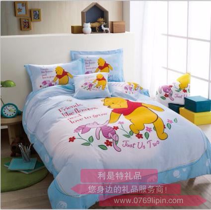 迪士尼環(huán)保印染 床上用品三件套 MM-2007（8個(gè)花型）