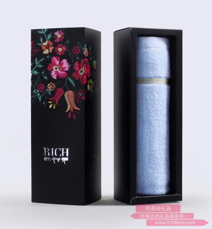 花妖之單條抽盒彩帶毛巾