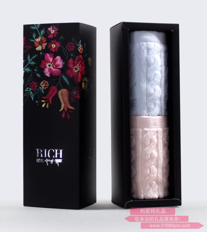 花妖之單抽盒麻花方巾組合