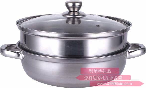 鋼柄湯蒸多用鍋 28cm