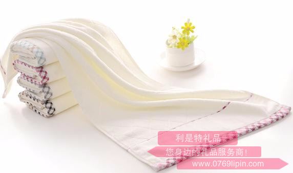 菱形緞邊浴巾 7110