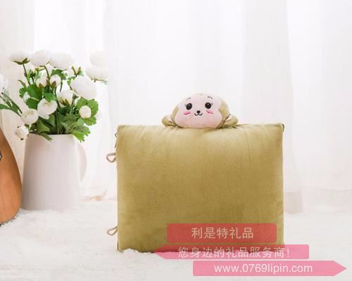 賀歲猴（豆綠）抱枕被 SS-HS56003