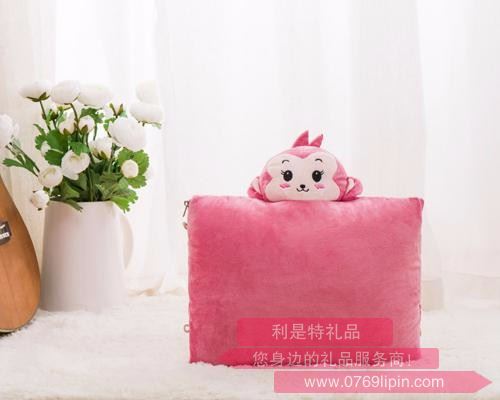 賀歲猴（中粉）抱枕被 SS-HS56005