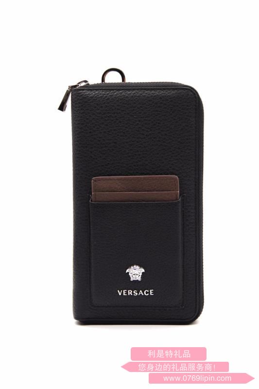 VERSACE 拉鏈錢包  貨號：DPDD136