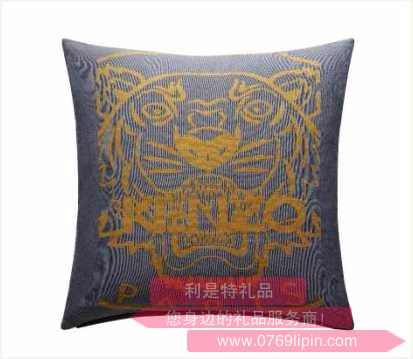 KKD-002 虎頭提花靠墊（灰）