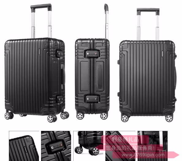 DB3*09002 新秀麗經(jīng)典鋁箱登機行李箱  23寸-黑色