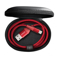 Anker安克 Powerline+2 拉車(chē)線2代 蘋(píng)果官方MFI正品認(rèn)證手機(jī)數(shù)據(jù)充電線 0.9米紅色盒裝