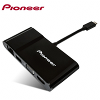 Pioneer/先鋒 APS-DKMT01 蘋果MacBook Type-C\USB-C擴展塢 轉(zhuǎn)高清HDMI\USB3.0HUB\VGA口\RJ45網(wǎng)卡轉(zhuǎn)接口