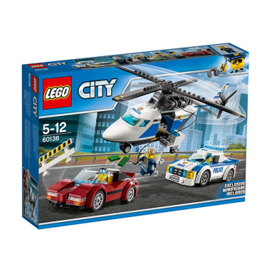 LEGO/樂(lè)高 玩具 城市組 City 5歲-12歲 高速追捕 60138 積木LEGO