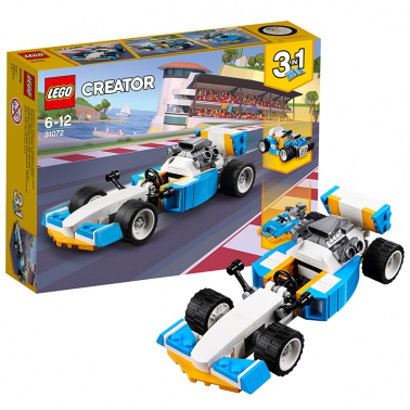 LEGO/樂(lè)高 玩具 創(chuàng)意百變組 Creator 6歲-12歲 雷霆賽車(chē) 31072 積木LEGO