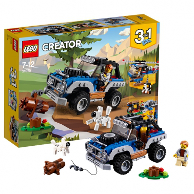 LEGO/樂高 創(chuàng)意百變系列 7歲-12歲 荒野大冒險 31075 兒童 積木 玩具LEGO