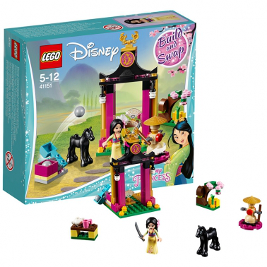 LEGO/樂(lè)高 玩具 迪士尼 Disney Princess 5歲-12歲 花木蘭的武術(shù)訓(xùn)練日 41151 積木LEGO