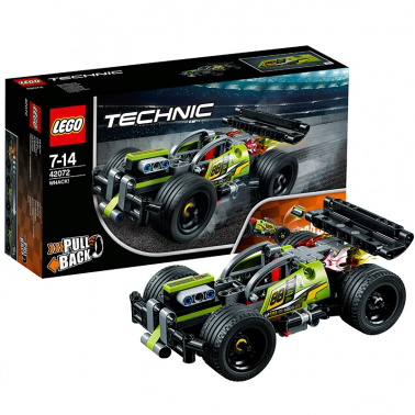 LEGO/樂高 玩具 機械組 Technic 7歲-14歲 高速賽車-旋風(fēng)沖擊 42072 積木LEGO