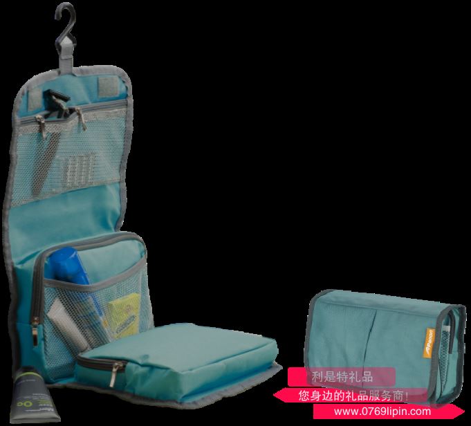 攀能炫綠三折洗漱包 PN-2962