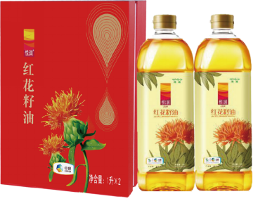中糧悅潤(rùn)純紅花籽油禮盒