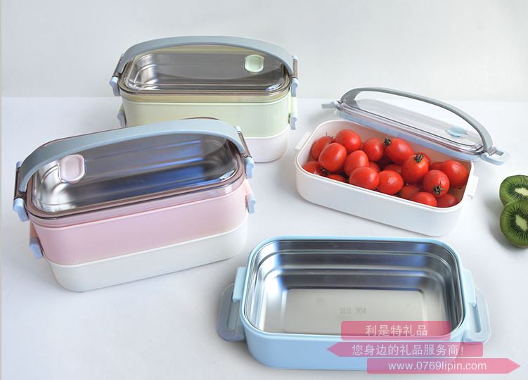 F965雙層不銹鋼飯盒（含密封圈）