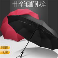 豪布斯全自動(dòng)三折傘