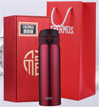 膳魔師“紅?！倍Y品杯套裝