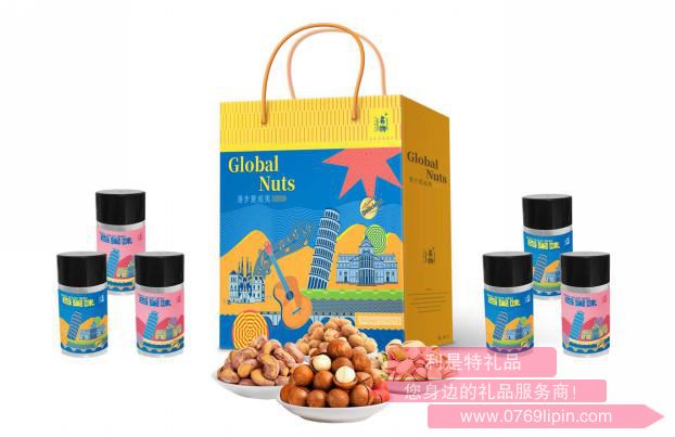 漫步夏威夷*環(huán)球堅(jiān)果零食6罐裝禮盒A