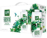 伊利｜金典有機(jī)純牛奶夢幻蓋新250ml*10