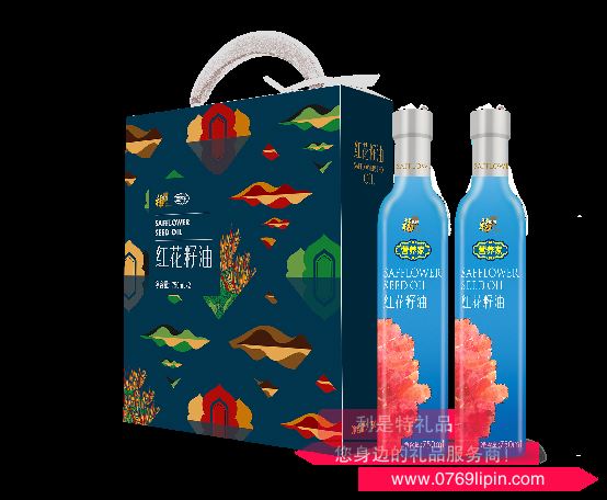 中糧福臨門營養(yǎng)家紅花籽油禮盒