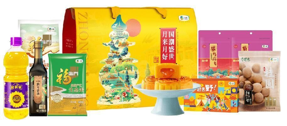 國(guó)潮盛世·月來(lái)月好中糧糧油大禮包C1