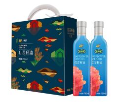 中糧福臨門營(yíng)養(yǎng)家紅花籽油禮盒