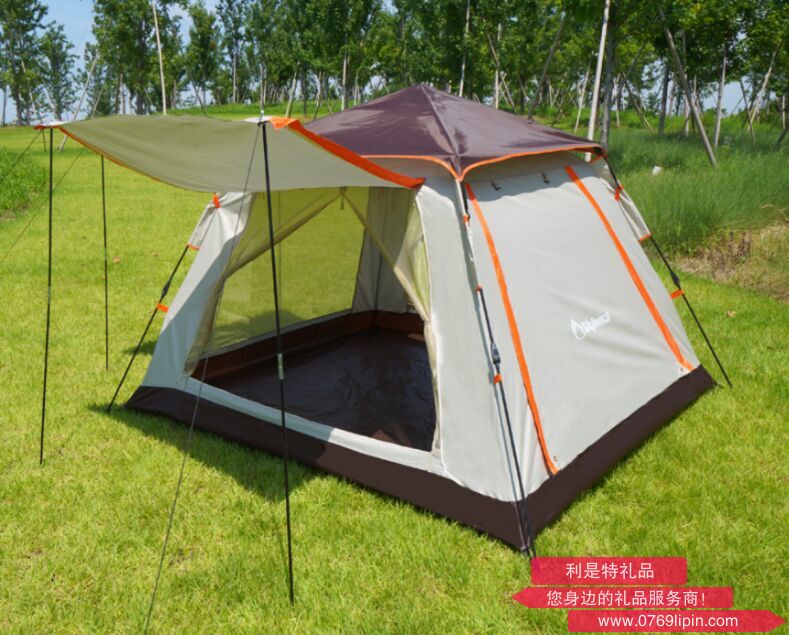 方形自動帳篷-米配咖（3-4人） DFJ-109