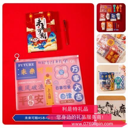 未來(lái)可期文件袋兩件套