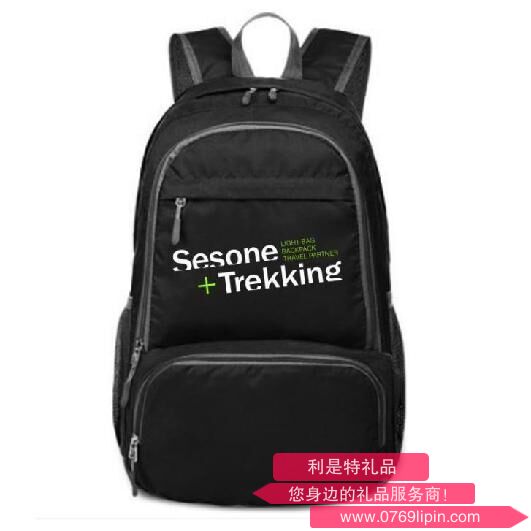 瑟石雙肩折疊背包