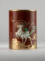朱炳仁銅 鹿王本生筆簡