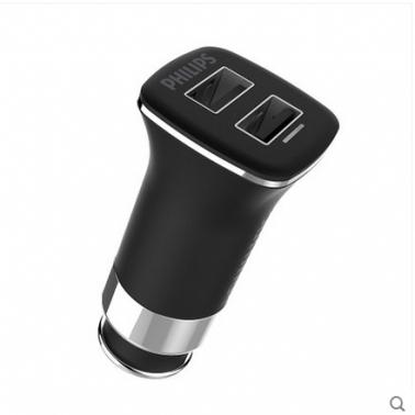 飛利浦DLP2011 車載充電器 雙USB2A智能快充點煙器車充一拖二.jpg 飛利浦DLP2011 車載充電器 雙USB2A智能快充點煙器車充一拖二.jpg