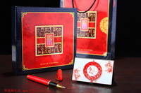中國風(fēng)筆+中國特色名片盒