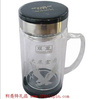 黑水晶底辦公杯