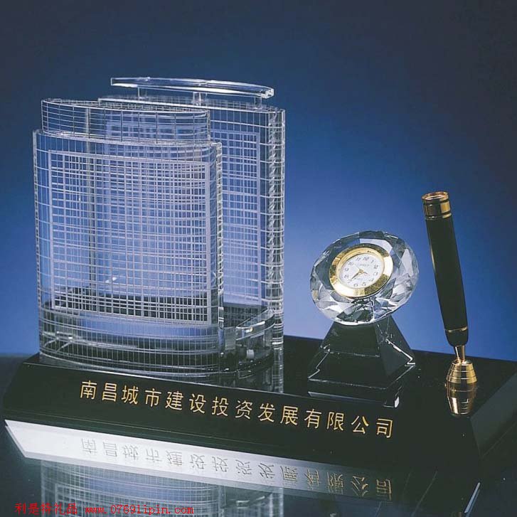 水晶紀念擺件