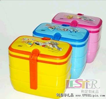 長方形四層飯盒-TJ46053-New