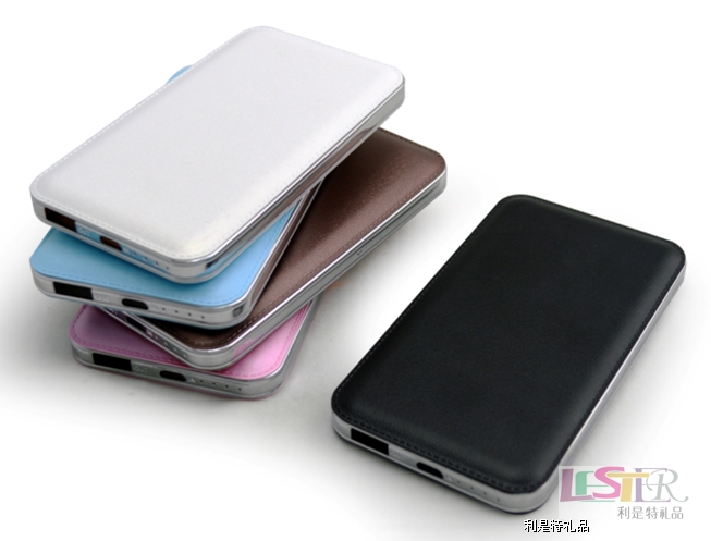 皮革移動電源（6000mAh）