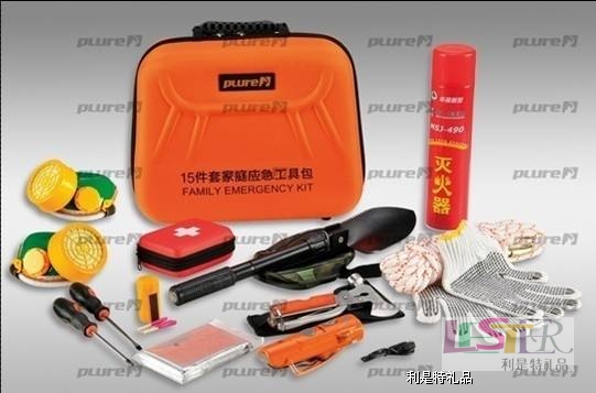 15件家庭應急工具套裝PL-YJ-03 